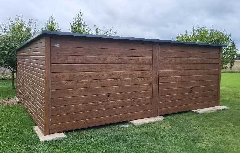 Garaż Blaszany 6x5 PREMIUM Schowek Producent