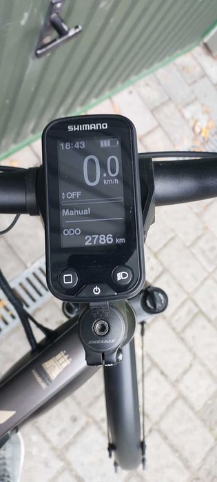 Rower trekkingowy elektryczny Stevens silnik Shimano 60Nm