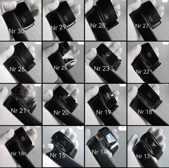 Nowe Paski do spodni Męskie i Damskie pasek plus klamra