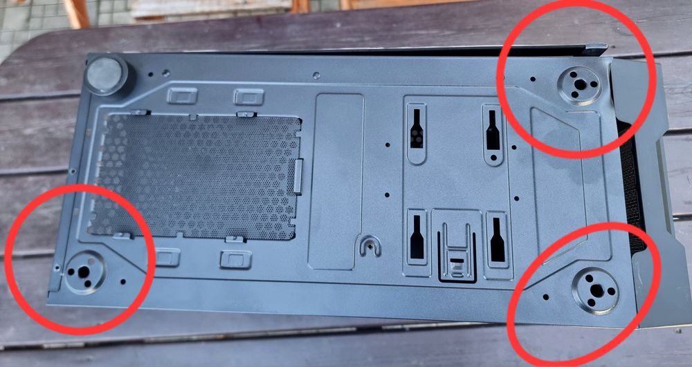 Obudowa komputerowa DarkFlash DK431 Mesh uszkodzona