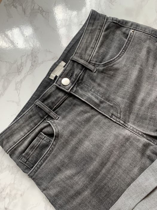 Szare krótkie spodenki H&M z wysokim stanem
