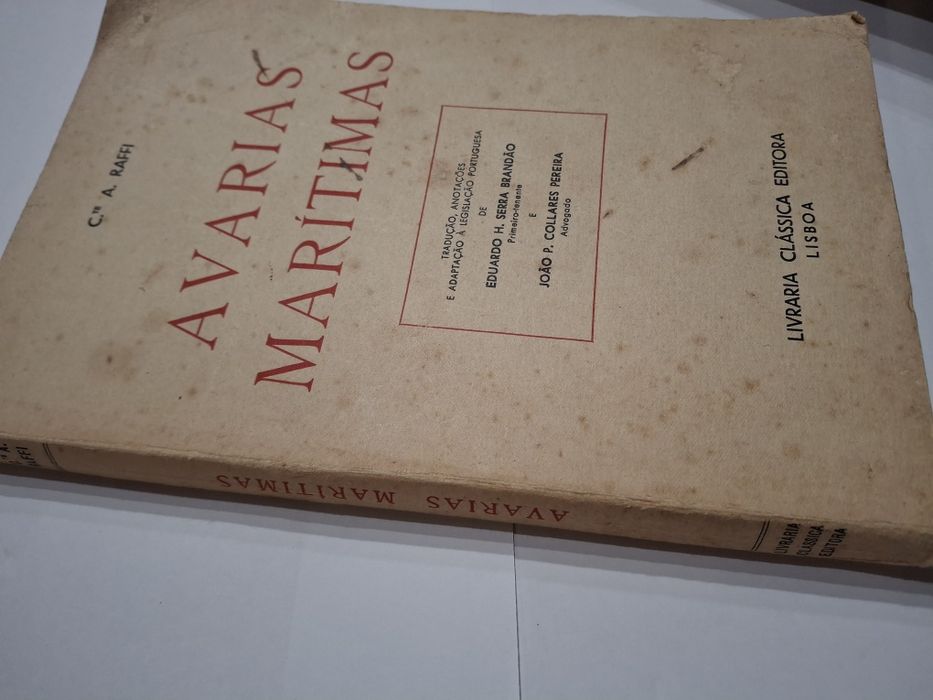 Livro avarias maritimas a raffi
