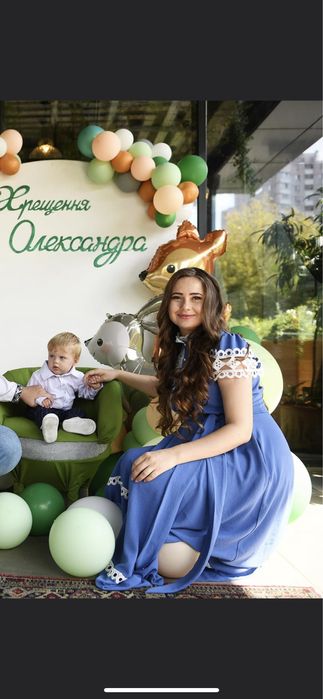 Сукня для вагітних, на виписку з пологового, на хрестини (L)