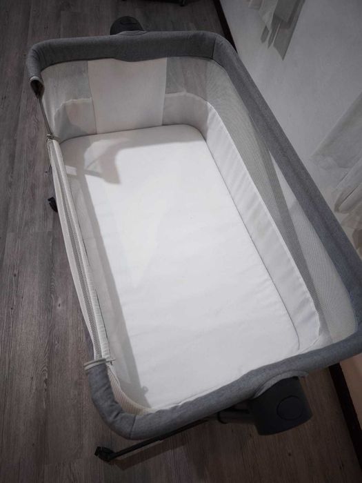 Berço/Cama de encostar 2em1 NESTEE UP 2 Kinderkraft com Caixa