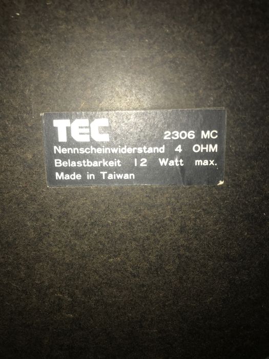 Colunas de som Tec
