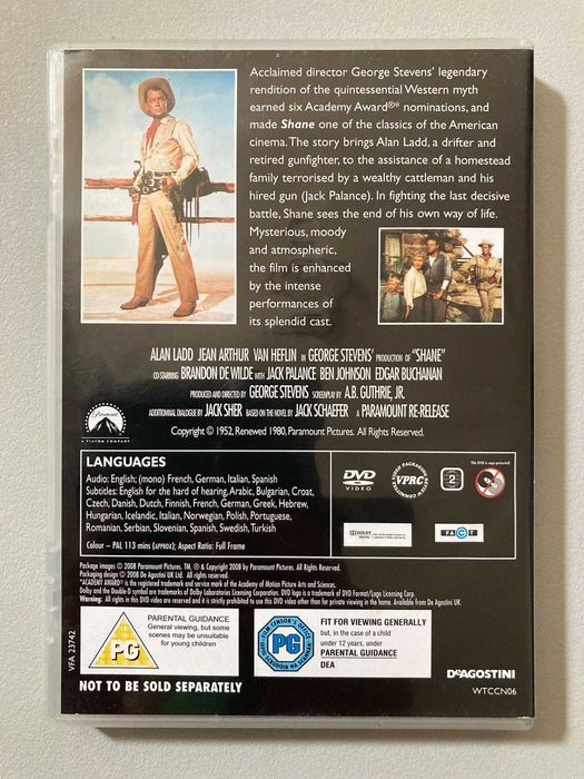 [DVD] Shane (Os Brutos Também Choram)