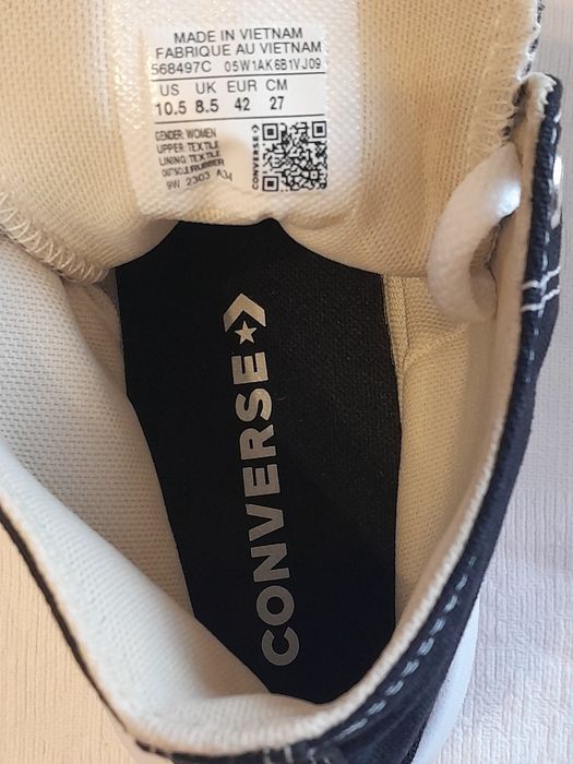 Sapatilhas pretas da CONVERSE