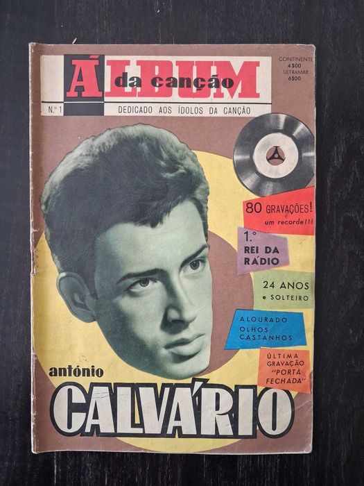 Revista Nº1 Álbum Canção com António Calvário
