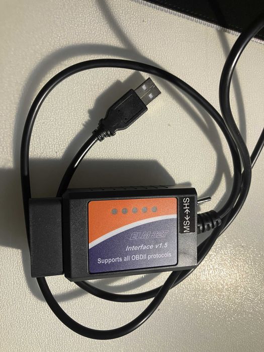 FICHA OBD2 USB ELMconfig para Ford/Mazda com MS-Can/HS-Can interruptor