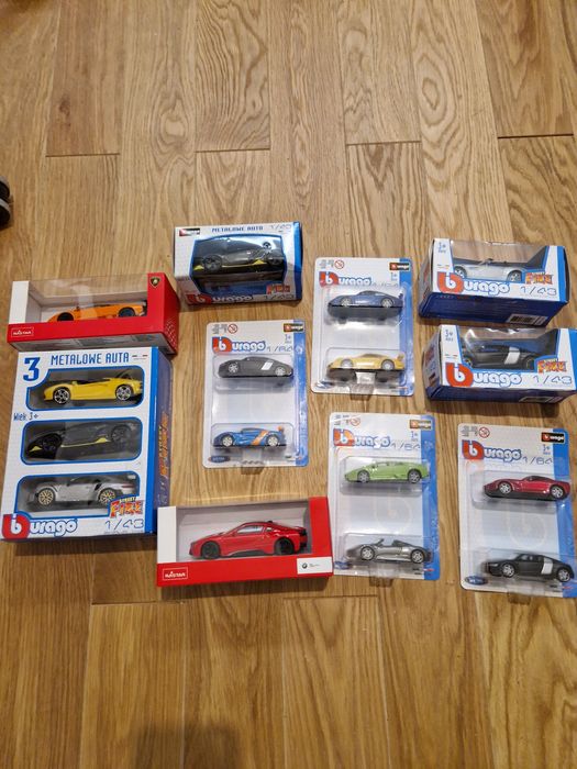 Bburago Rastar super zestaw samochodów