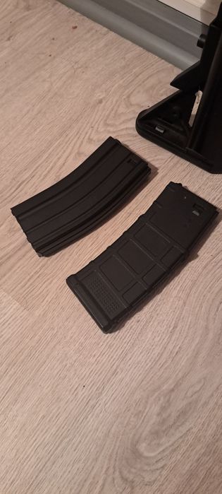 Replica ar15/m4 eletrica + carregador extra