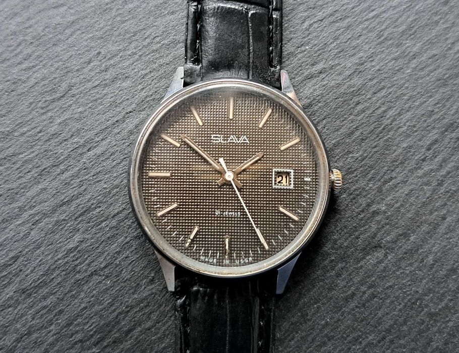 Slava Mikrokratka radziecki zegarek vintage