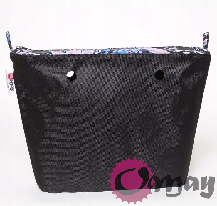 organizer do OBAG STANDARD kwiaty cudne błękitno pudrowe wkład oMay