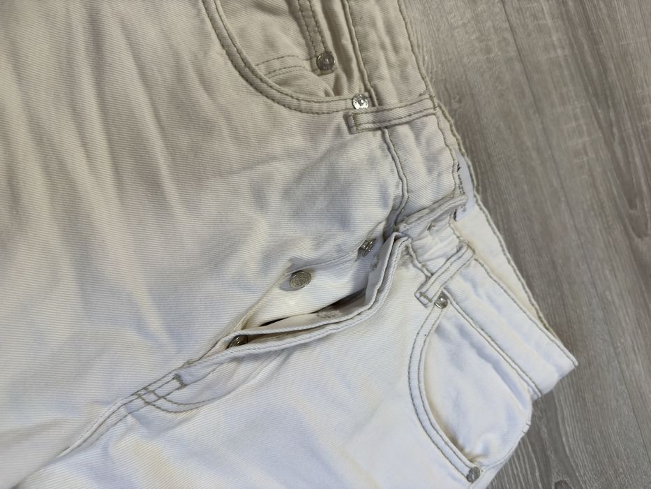 Білі джинси zara 38