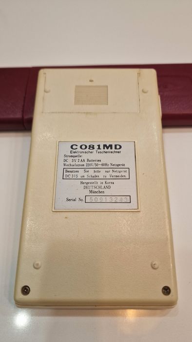 Calculadoras electrónicas antigas