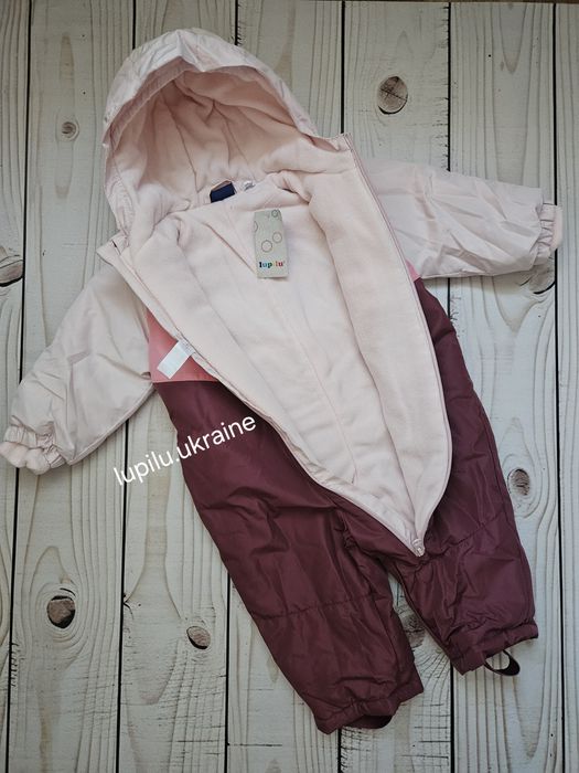 Lupilu 80 р термо комбінезон зимовий на дівчинку зимний