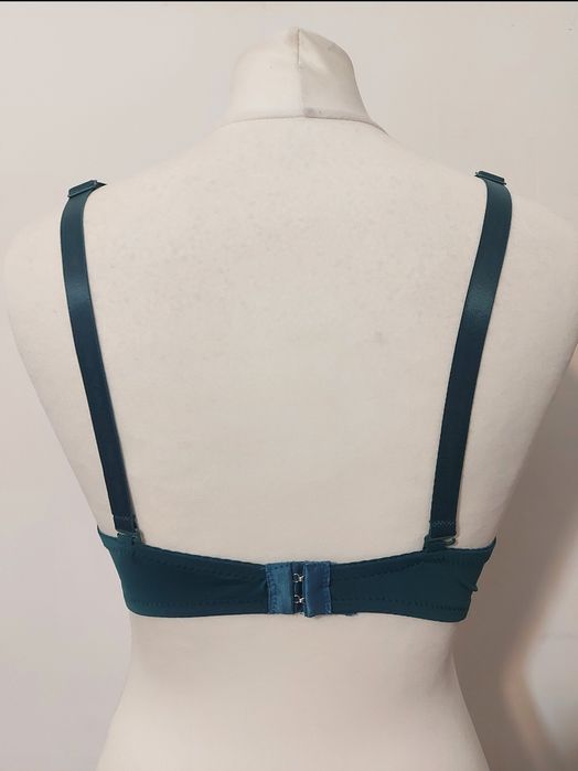 Biustonosz Damski Stanik morska zieleń koronka push up Han 36 / 80 C