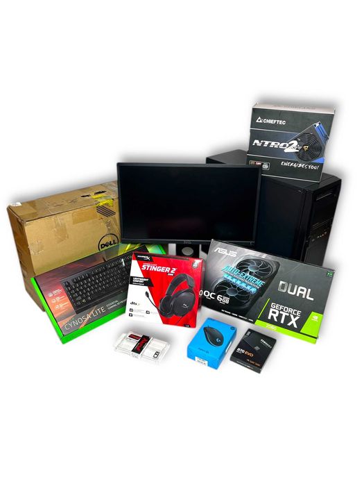 Ігровий ПК i7 7700K / 2060 6GB / 32GB RAM + Монітор / повний набір