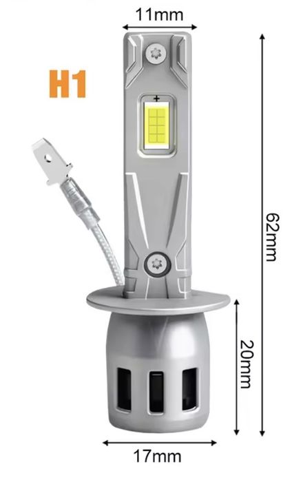 LED H7 - H4 e H1 6000Lm 200w ventilado