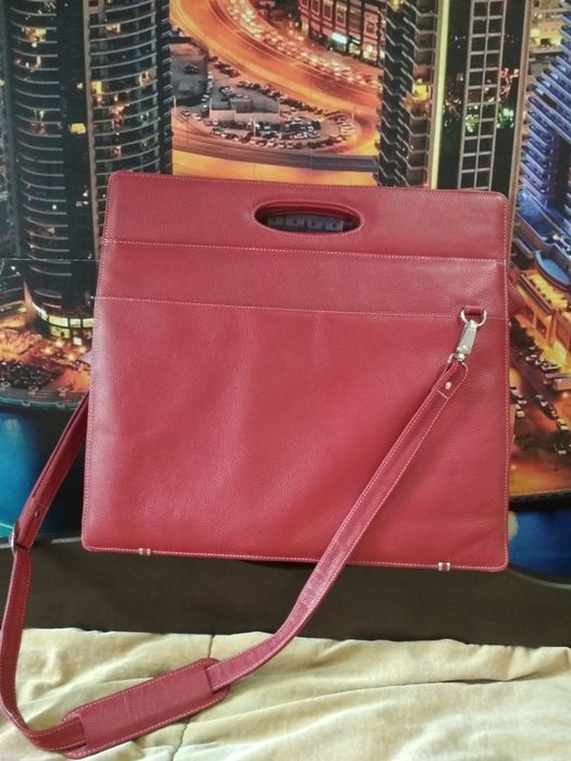 Женский Портфель из натуральной кожи. Женская сумка из кожи