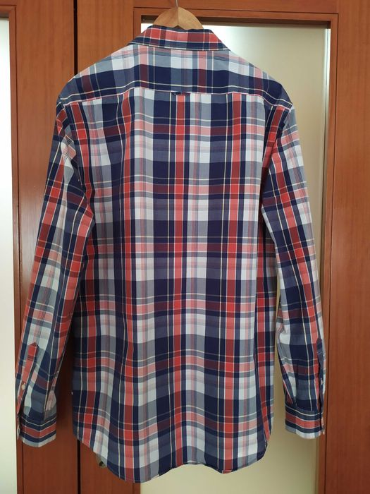 Camisa homem, xadrez, tam. XL