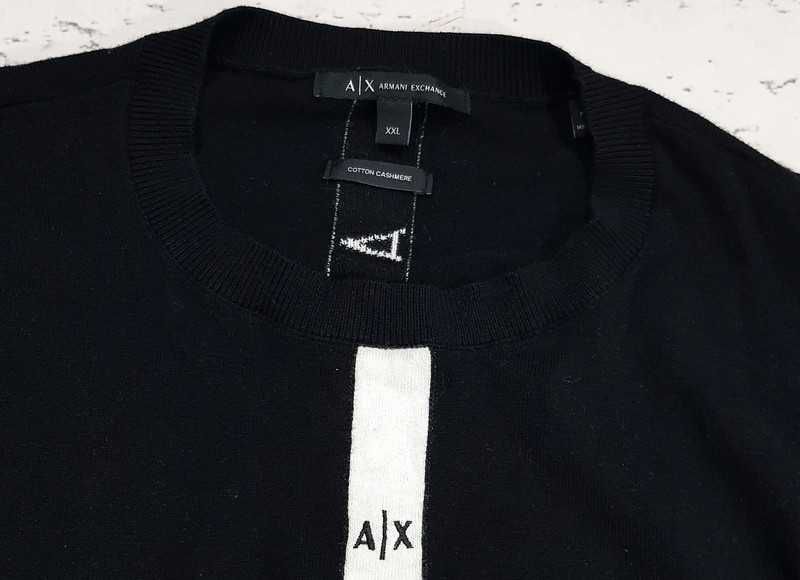 Armani Exchange * AX * Cotton Cashmere * sweter * unikat * męski * XXL