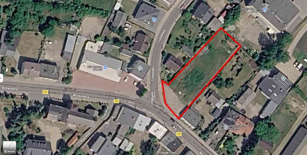 Działka inwestycyjna/budowlana | Centrum Rybna