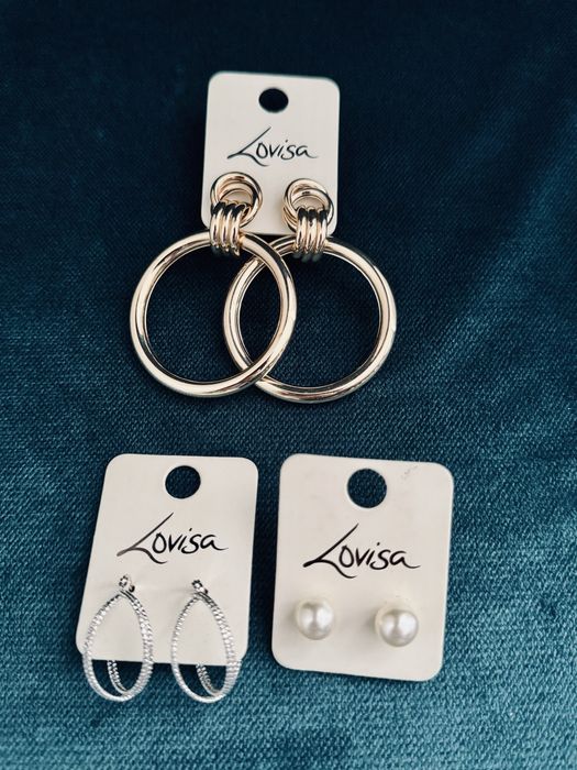3 x nowe kolczyki Lovisa