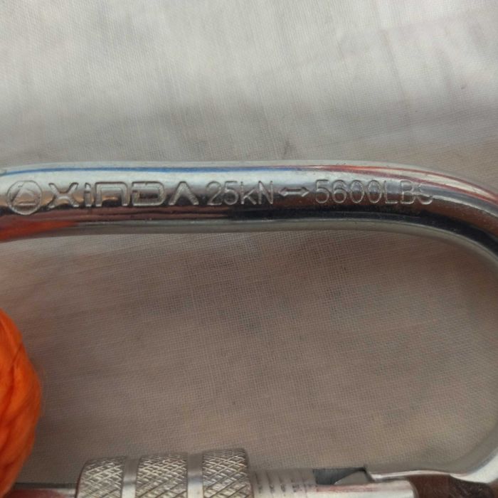 Фал страховочний капроновий карабін-карабін, 2 метри