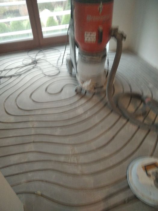 Frezowanie pod ogrzewanie podłogowe