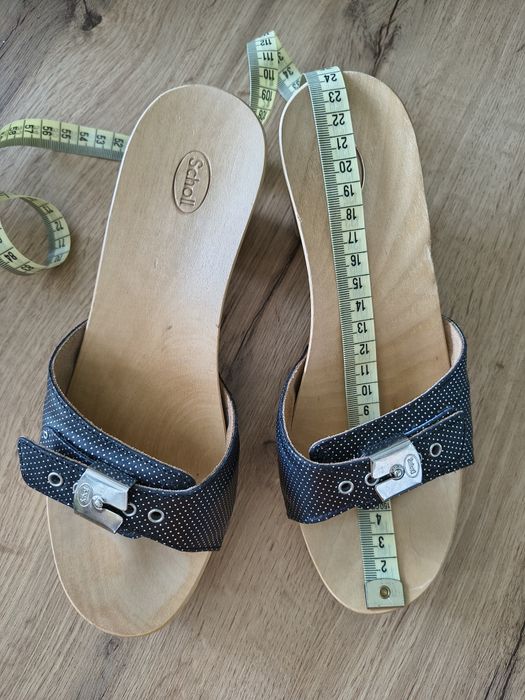 Skórzane klapki/drewniaki SCHOLL  damskie