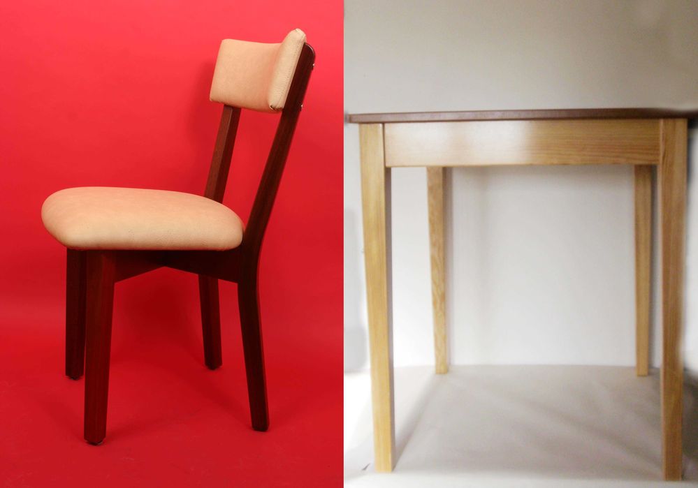 Mesa pequena 70 x 70 maciça