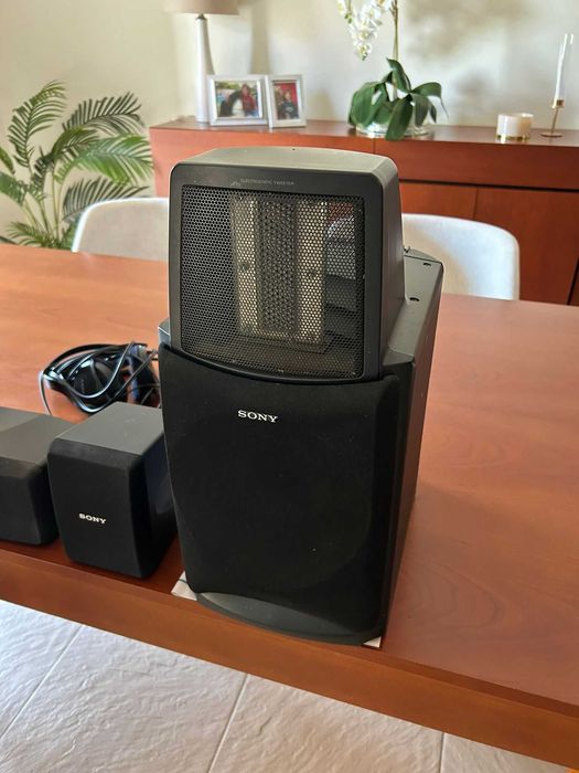 Conjunto colunas sound surround Sony