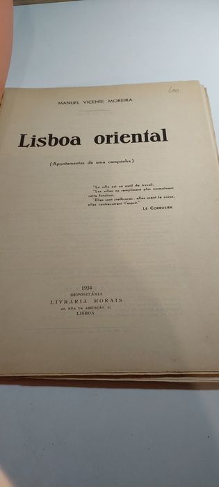 Lisboa Oriental - Manuel Vicente Moreira (1934)