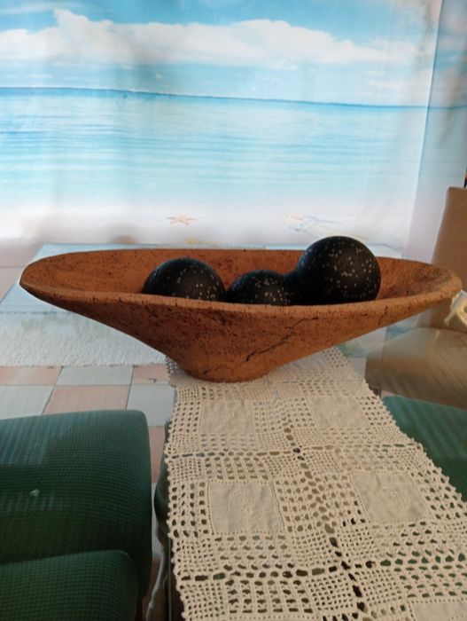 Taça de mesa em cortiça