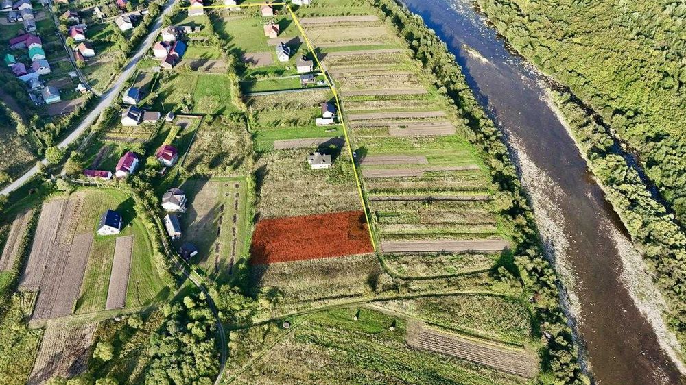 Земля біля річки /Будівництво/Підгородці/Стрийський, Львівська область