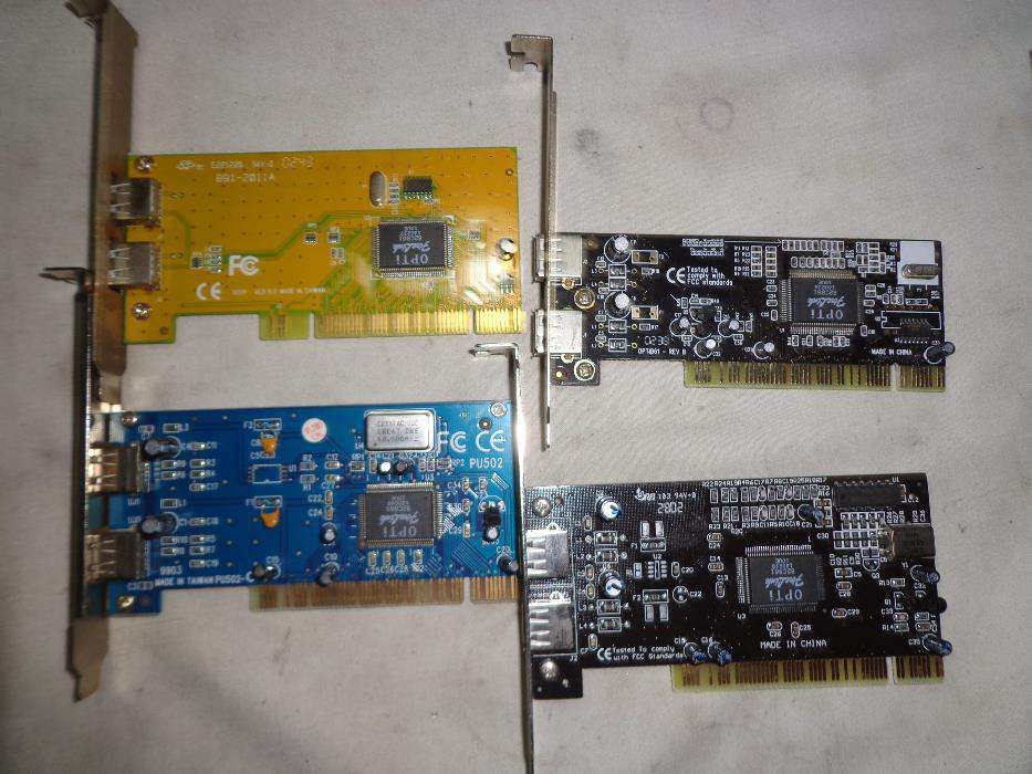 Placas PCI/ISA graficas,som e rede,tv,usb