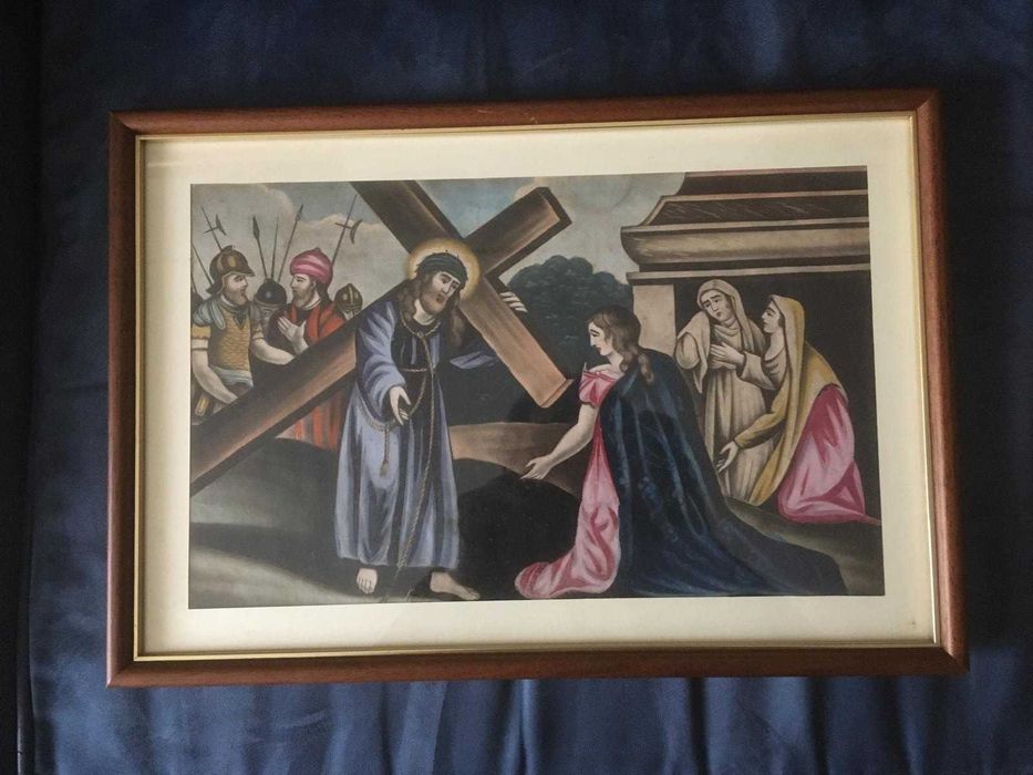 Stations of the Cross Paintings (Stations V, VII, VIII, and XIII)64552860898435122