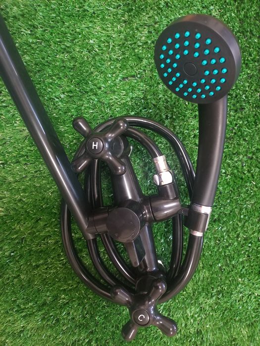 СУПЕР АКЦИЯ!!!Смеситель/змішувач/кран для ванны пластиковый чёрный