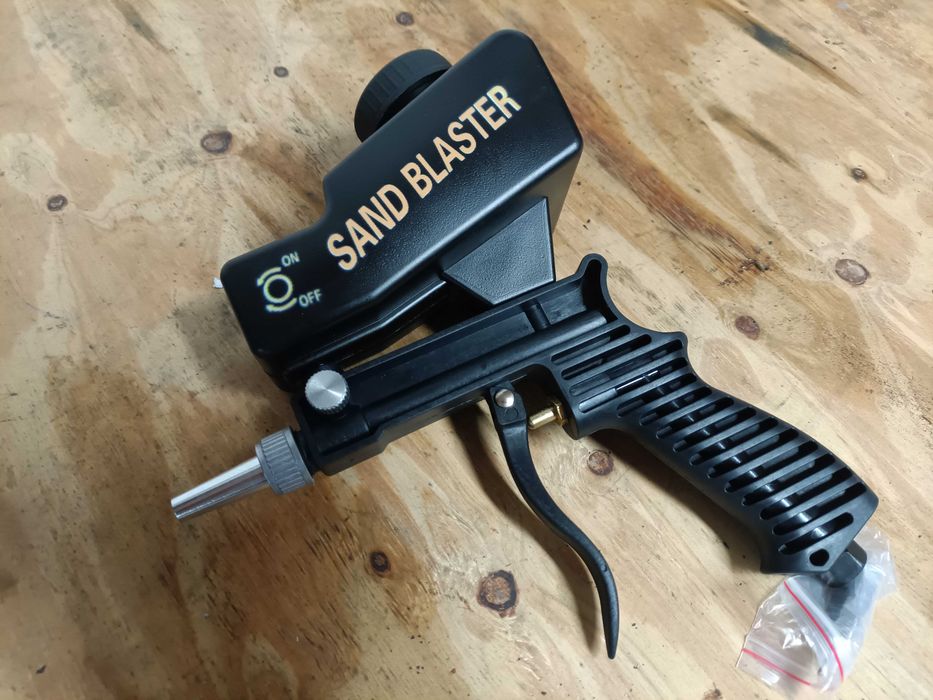 Pistola decapagem jato areia