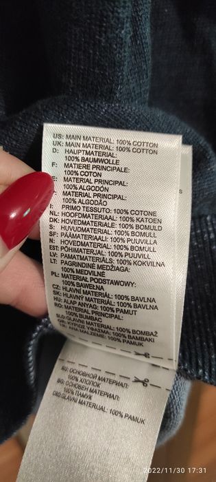 Sweter Adidas 100% bawełna