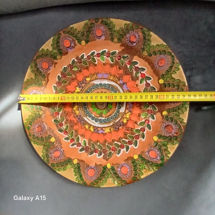 Hiszpański talerz ścienny ceramika  del  Convecto Aracena.