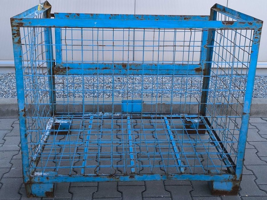 metalowy kosz typu gitterbox