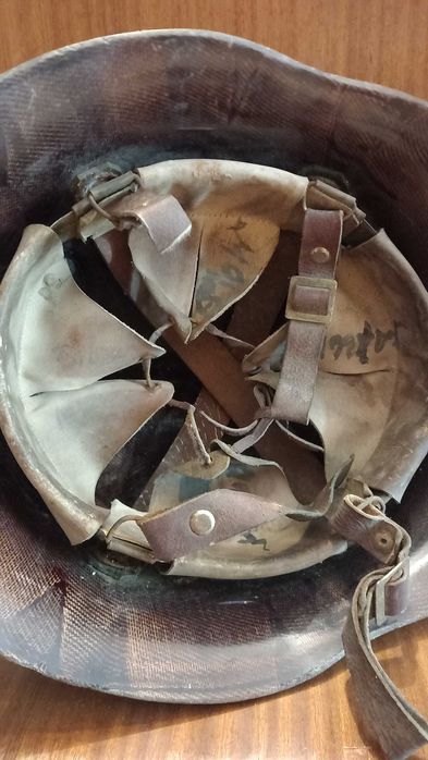 Stary hełm strażacki