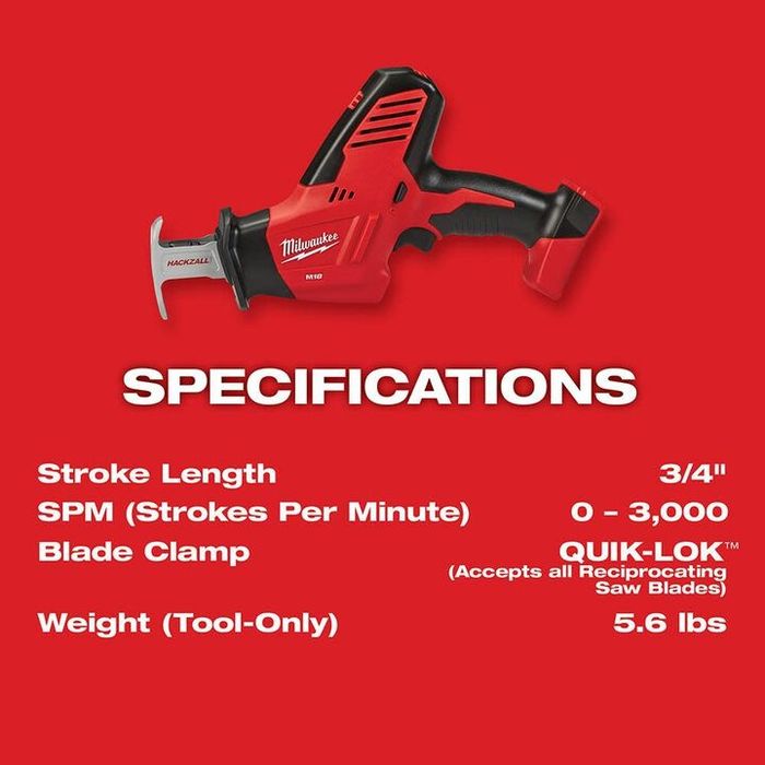 Пила Milwaukee 2625 акумуляторна шабельна сабельная