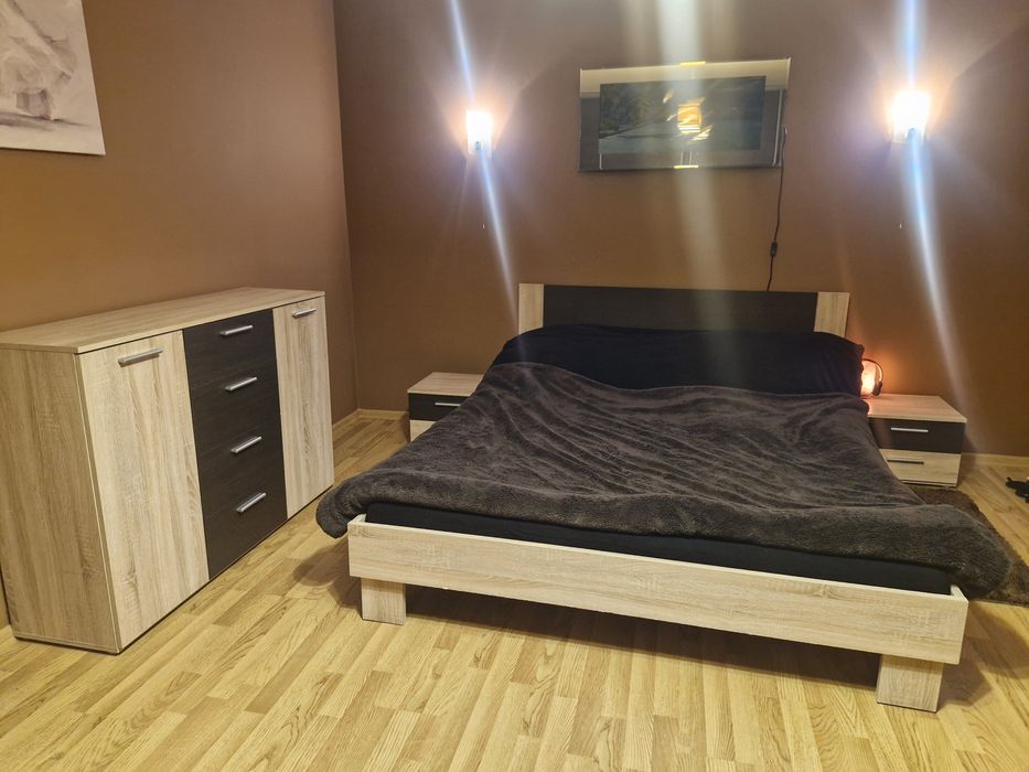 Meble do sypialni, łóżko,  komoda, szafki nocne