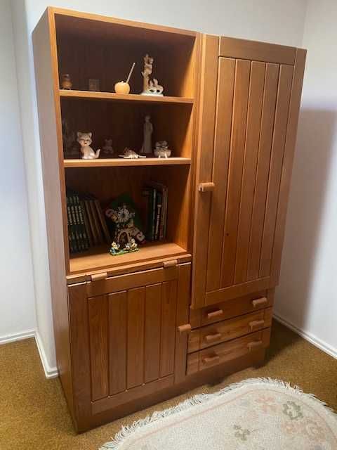 Cama Solteiro Vintage Restaurada + Restante mobília de quarto