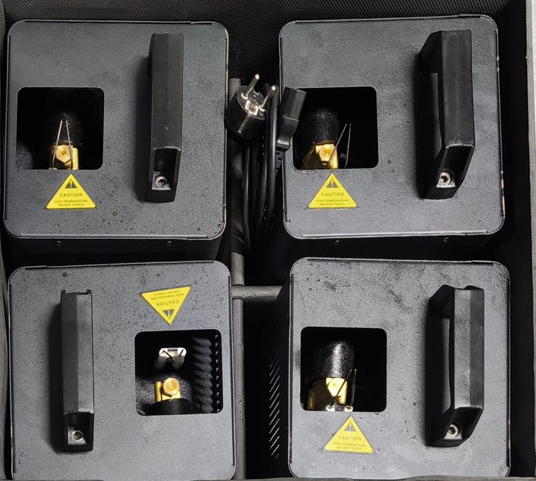 Vendo 4 máquinas de fogo com case - usadas 1 vez