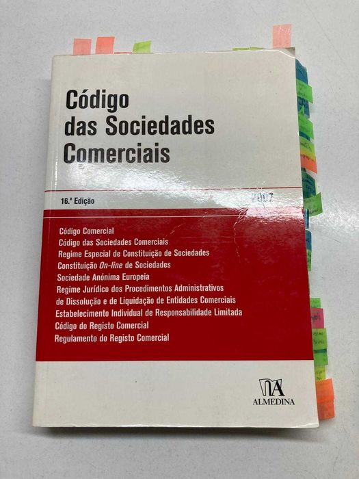 Livro - Código das Sociedades Comerciais (ctt editorial grátis)