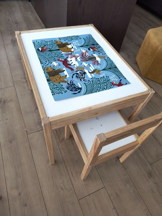Stół drewniany  dziecięcy Ikea